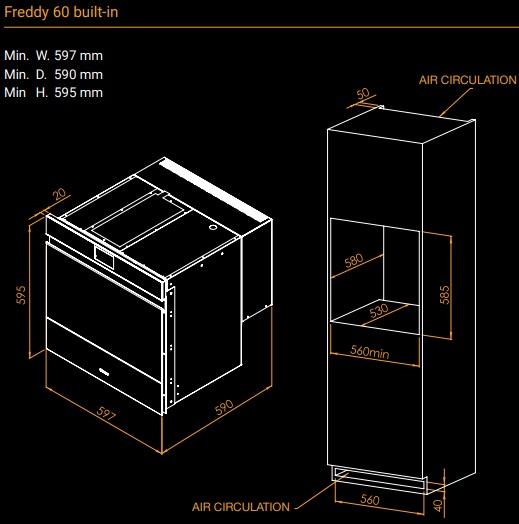 Шкаф шоковой заморозки Irinox Freddy 60 HF602350001 (нержавеющая сталь/черный) (preview 12)