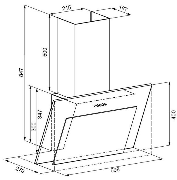Вытяжка Krona ELMA 600 black PB (preview 7)