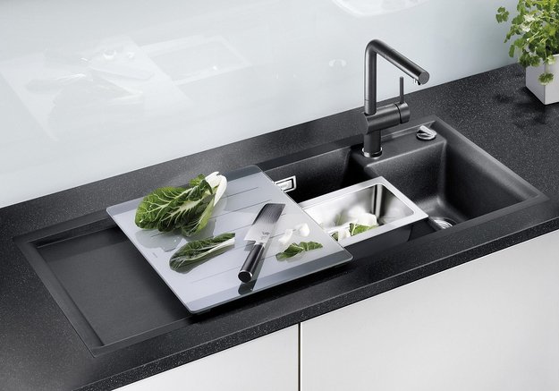 Смеситель Blanco LINUS-S 526148 Silgranit черный (preview 3)