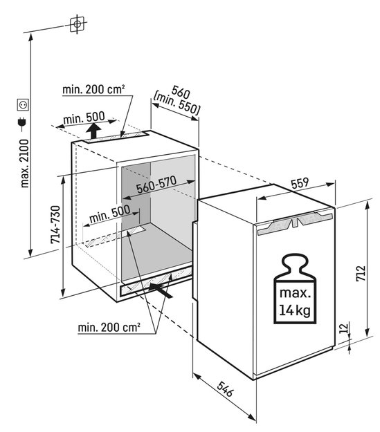 Встраиваемый морозильник Liebherr IFNbi 3553 Prime (preview 4)