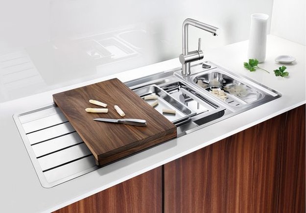 Мойка Blanco Axis 6 II S-IF Steamer Edition крыло слева нержавеющая сталь (preview 3)