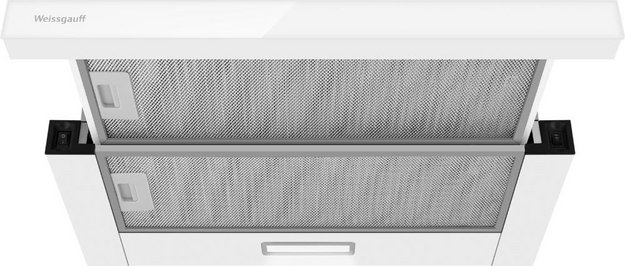 Встраиваемая вытяжка Weissgauff TEL 600 White Glass (preview 3)