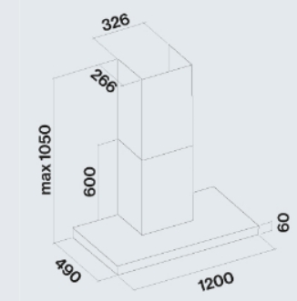Вытяжка Falmec PLANE WHITE 120 PLUS (preview 2)