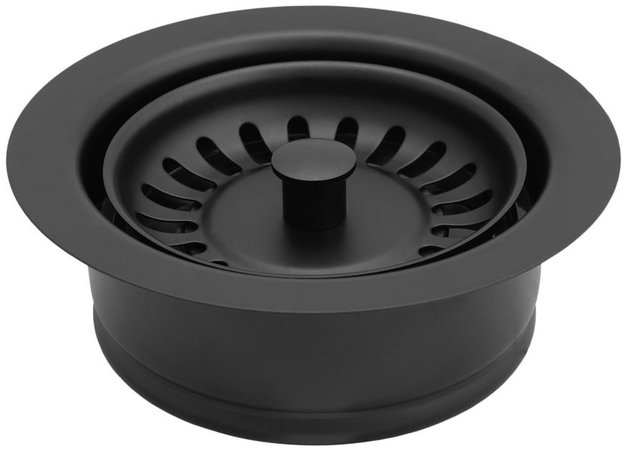 Металлическая горловина с ситечком для вставки Bone Crusher LB9143+LB9138 черный (preview 1)