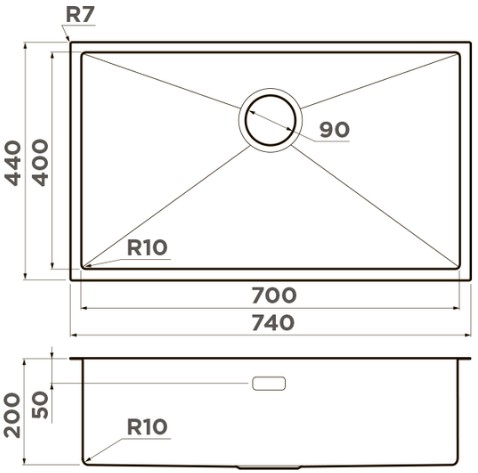 Мойка Omoikiri TAKI 74-U/IF-IN (preview 8)