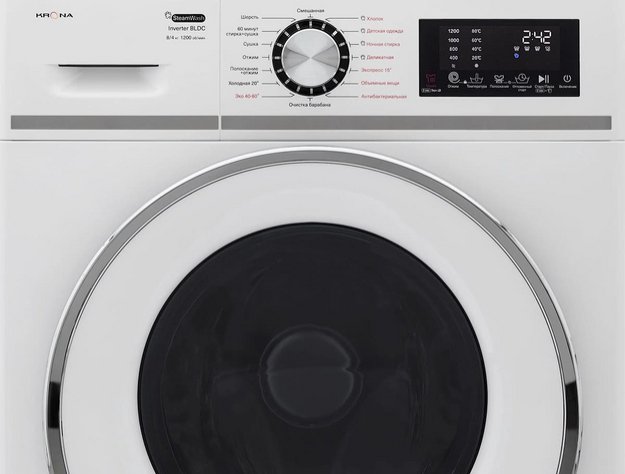 Стиральная машина KRONA ITTER OPTI WHITE 1200 8/4K WDM (preview 6)