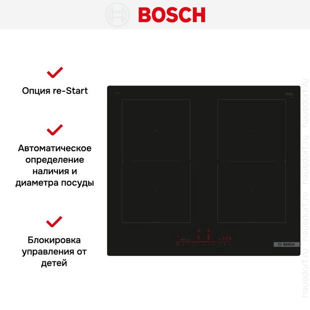 Индукционная варочная панель Bosch PVQ61RHB1E (preview 6)