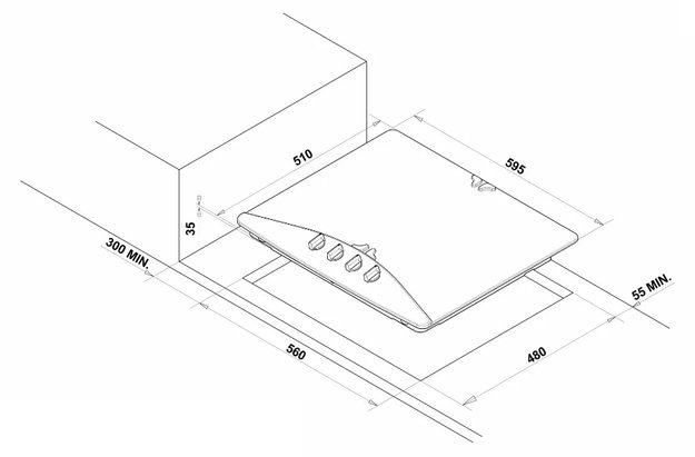 Варочная панель Zigmund Shtain GN 04.61 X (preview 4)