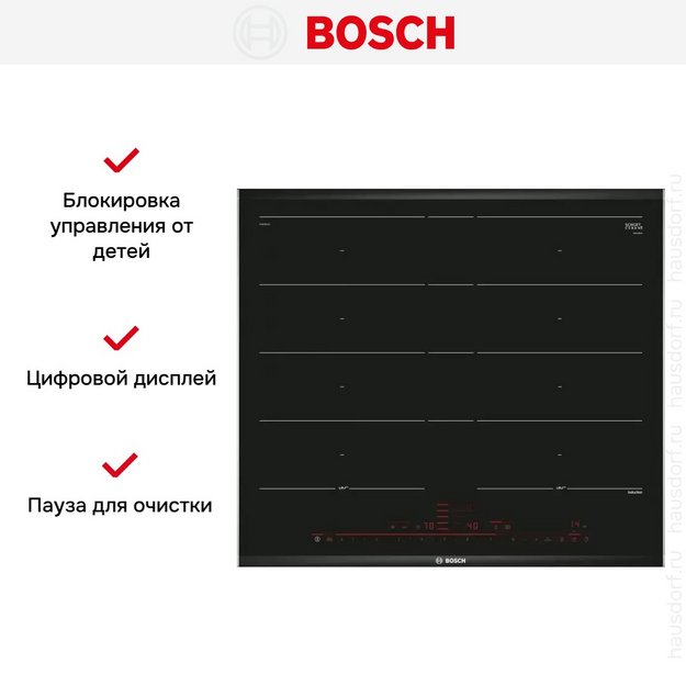 Индукционная варочная панель Bosch PXY675DC1E (preview 3)