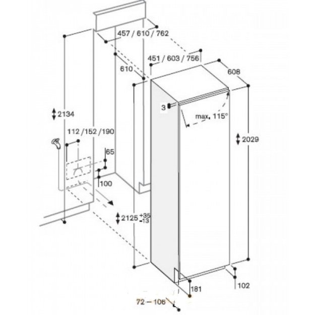 Встраиваемый морозильник Gaggenau RF 471-301 (preview 2)