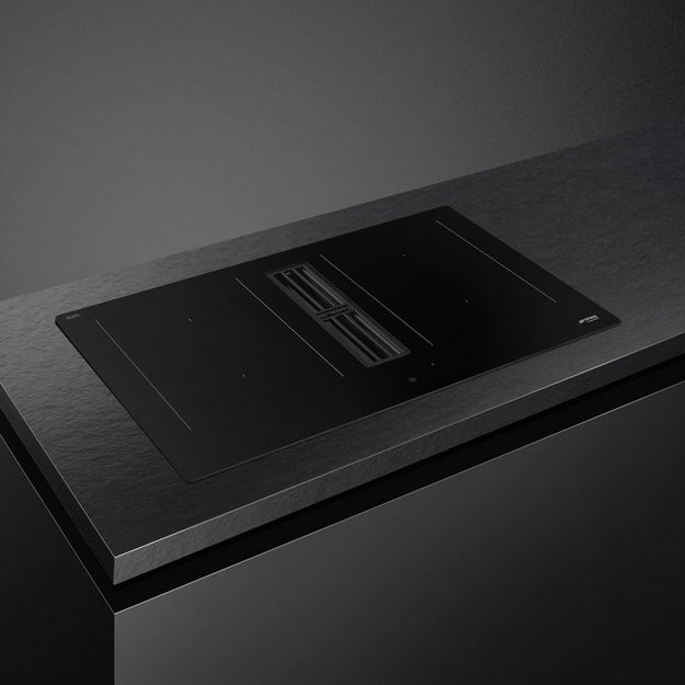 Варочная панель со встроенной вытяжкой Smeg HOBD382N2 (preview 4)
