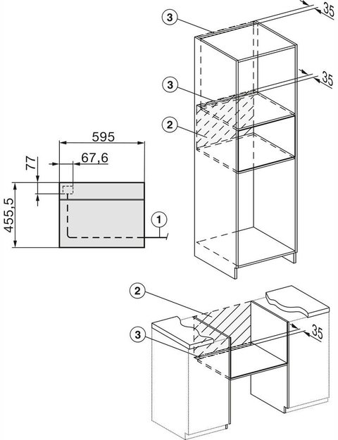 Компактный духовой шкаф с СВЧ Miele H 7440 BMX 125 Gala Ed (preview 6)