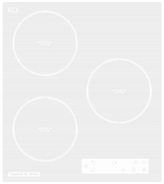 Встраиваемая электрическая варочная панель Zigmund Shtain CI 33.4 W (preview 1)