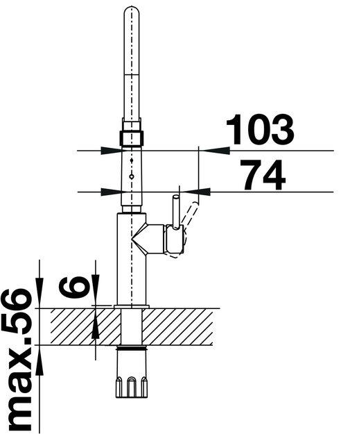Смеситель Blanco CATRIS-S Flexo 525792 нержавеющая сталь (preview 8)