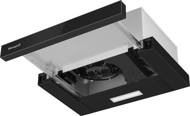 Встраиваемая вытяжка Weissgauff TEL 450 Black Glass (preview 3)