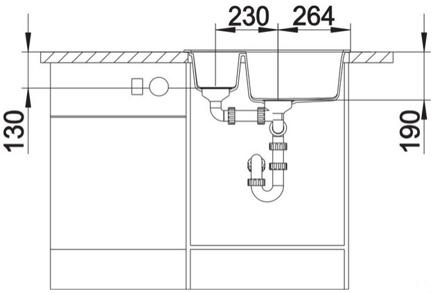 Мойка BLANCO METRA 6 Silgranit черный (preview 5)
