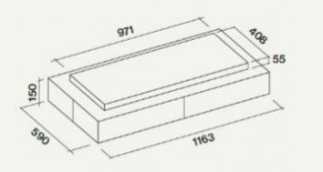Встраиваемая вытяжка Falmec CIRCLE.TECH Vega 115 Isola Stell (600) (preview 3)
