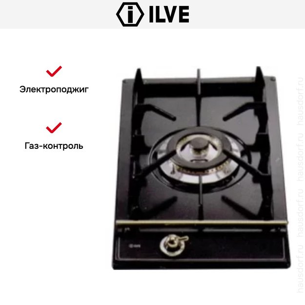 Варио-прибор (ДОМИНО) Ilve H30CNV Matt (ручки латунь) (preview 2)