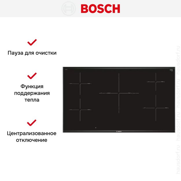 Индукционная варочная панель Bosch PIV975DC1E (preview 7)