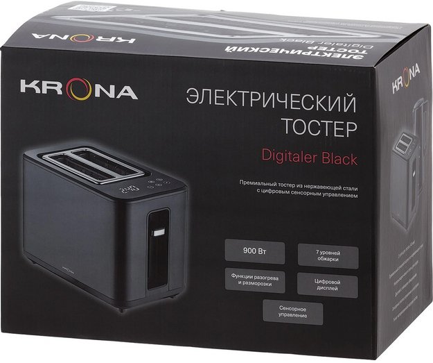 Тостер KRONA Digitaler Black КА-00007500 (preview 16)