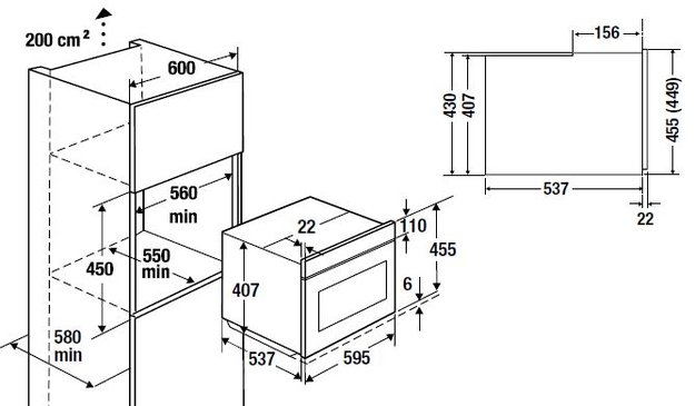 Встраиваемая микроволновая печь Kuppersbusch CM 6330.0 S3 Silver Chrome (preview 2)