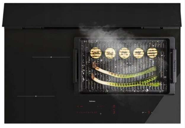 Варочная панель с вытяжкой Falmec BRERA 75 VETRO NERO (preview 1)
