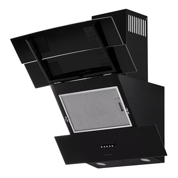 Вытяжка KRONA INGA 600 black push button (preview 3)