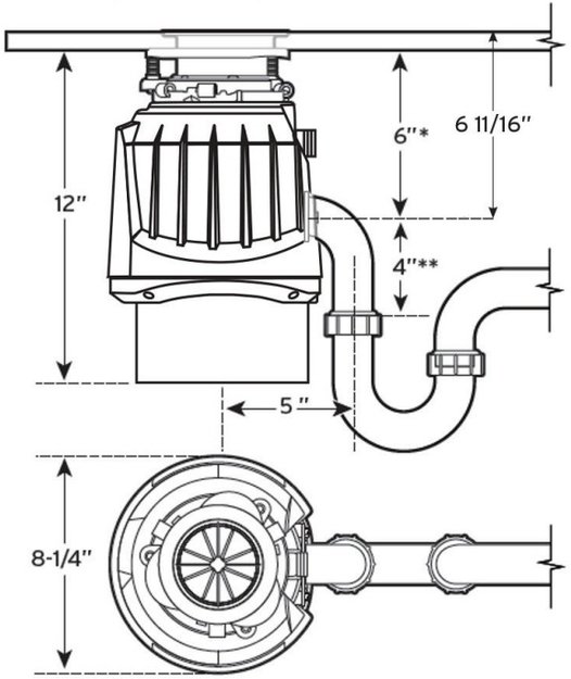 Измельчитель пищевых отходов InSinkErator Premium 550EC (preview 2)