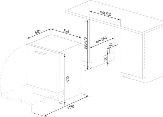 Встраиваемая посудомоечная машина Zigmund Shtain DW 310.6 (preview 6)