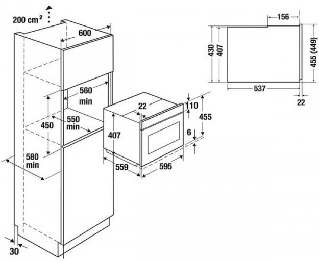 Компактный духовой шкаф Kuppersbusch CBP 6550.0 G5 Black Velvet (preview 4)