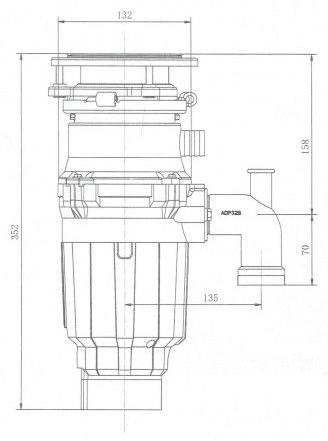 Измельчитель пищевых отходов Bone Crusher BC 610 Econom (preview 7)