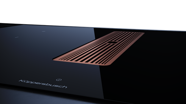 Индукционная варочная панель с вытяжкой Kuppersbusch KMI 8350.0 SR Copper (preview 5)