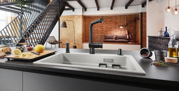 Дозатор для жидкого мыла Blanco Lato 525789 черный матовый (preview 5)