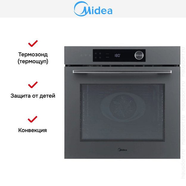 Духовой шкаф Midea MO82107PGG-I (фото 10) Духовой шкаф Midea MO82107PGG-I (preview 10)