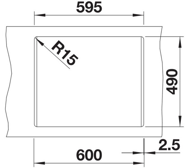 Мойка BLANCO NAYA 6 Silgranit белый (preview 3)