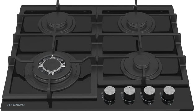 Газовая варочная панель Hyundai HHG 6436 BG (preview 2)