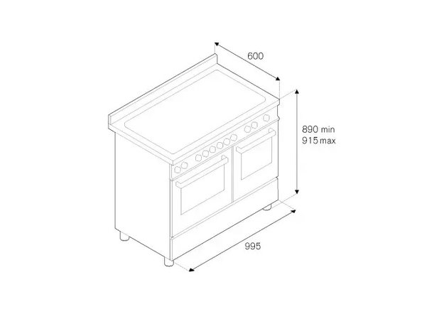 Варочный центр Bertazzoni MAS100 6 MFE T CR T (preview 4)