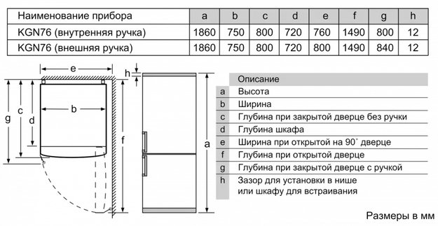 Холодильник с нижней морозильной камерой BOSCH KGN76AI22R (preview 9)