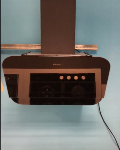 Встраиваемая вытяжка с выдвижным экраном Korting KHP 69617 DGN (video 2)