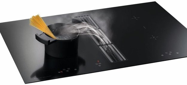 Варочная панель с вытяжкой Kuppersbusch KMI 9800.0 SR Black Chrome (preview 2)