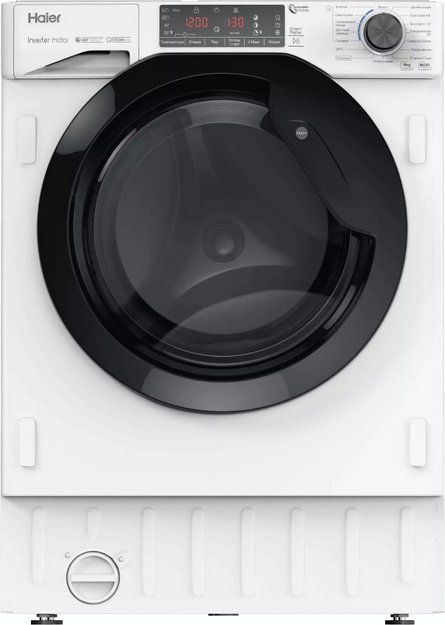 Встраиваемая стиральная машина Haier HWQ90B416FWB-RU (preview 1)