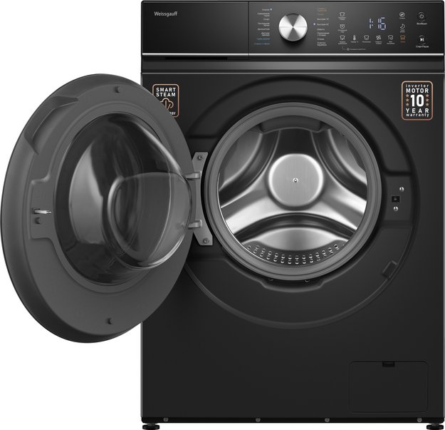 Стиральная машина Weissgauff WMD 61211 D Inverter Steam Matt Black (preview 2)