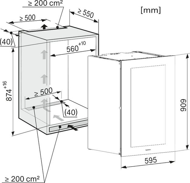 Встраиваемый винный холодильник Miele KWT 6422 iG Pearlbeige (preview 5)