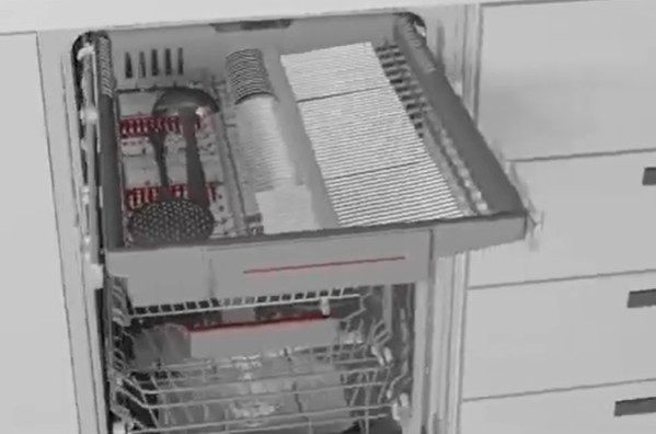 Встраиваемая посудомоечная машина Bosch SMV4HVX14E (video 1)