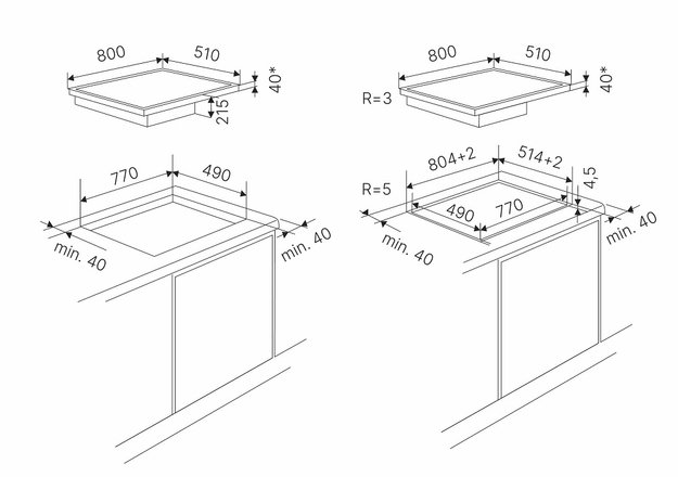 Варочная панель с вытяжкой Kuppersbusch KMI 8590.0 SR Silver Chrome (preview 8)