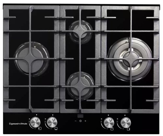 Газовая варочная панель из закаленного стекла Zigmund Shtain MN 195.61 B (preview 1)
