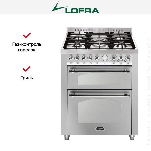 Варочный центр Lofra RSUD76MFTE/CI Chrome (preview 2)