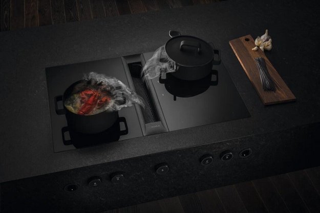 Варочная панель с вытяжкой и установочным комплектом BORA PKAS3FIAB (1x PKAS3AB, 2x PKFI3, 1x EFBV90, 1x EFS375, 1xEFV) (preview 3)