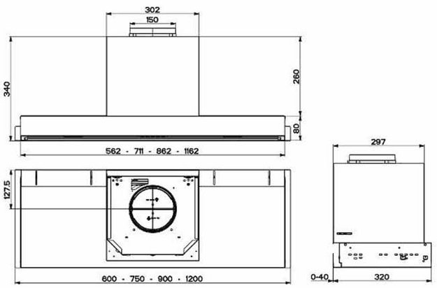 Вытяжка Faber IN-NOVA ZERO DRIP LITE A90 BK (preview 8)