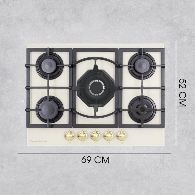 Газовая варочная панель Zigmund & Shtain M 26.7 X (preview 13)